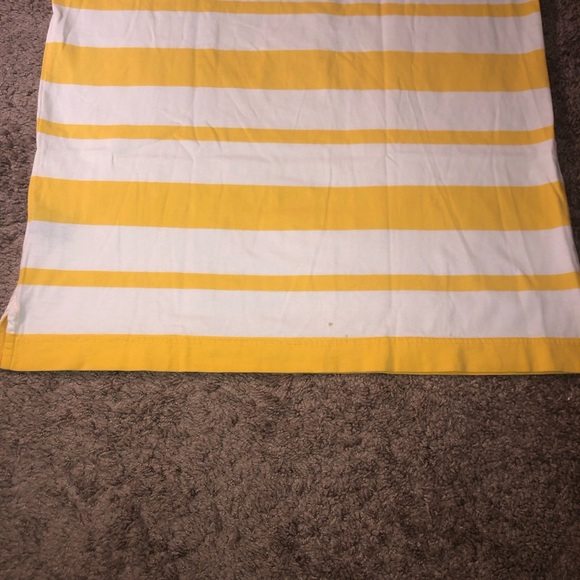 Vintage 80s 90s Nautica Polo Row Crew Preppy Yellow Work School Ivy League Shirt - Picture 13 of 13